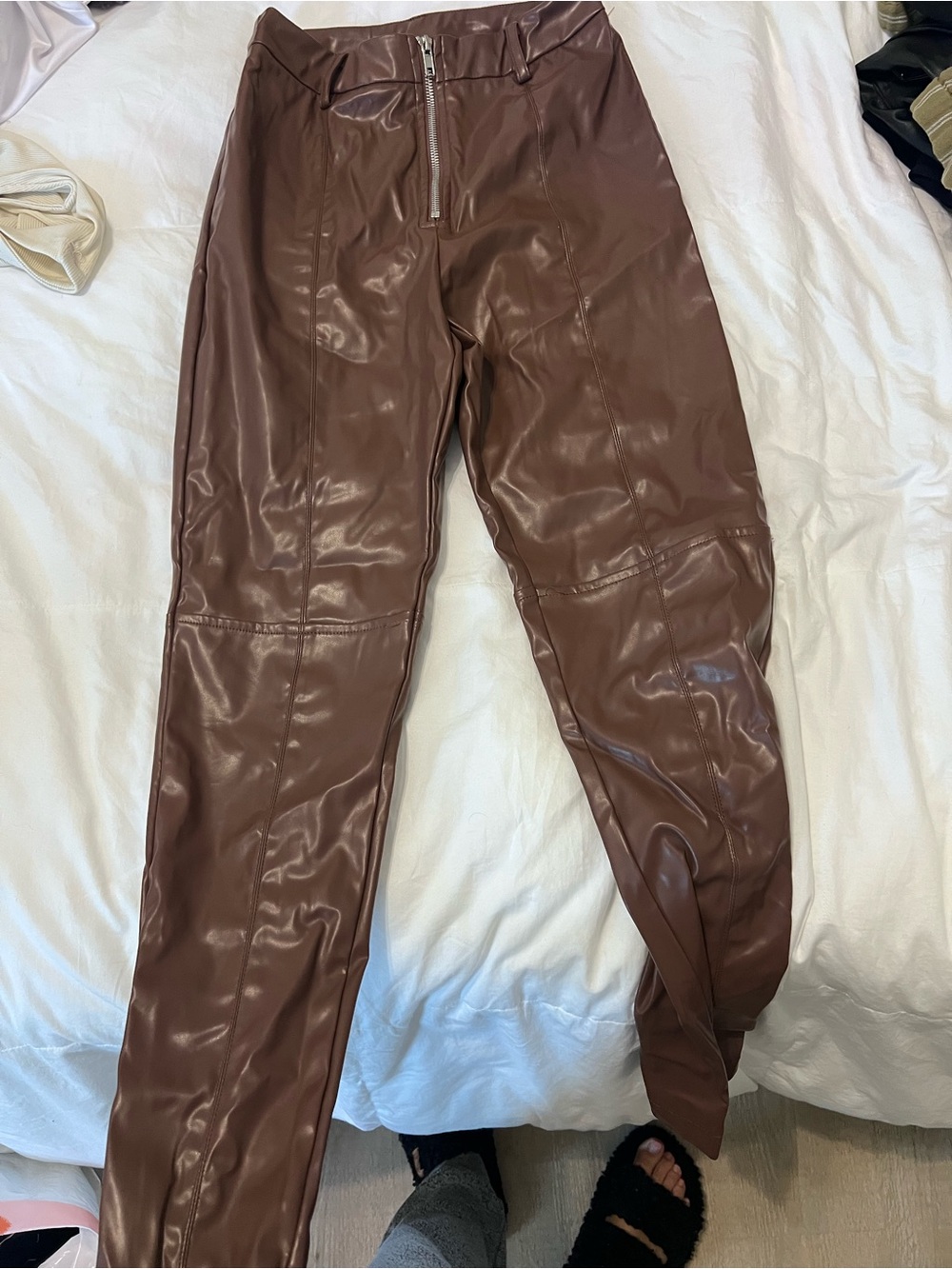Hello Molly Brown Faux Leather Skinny Pants
